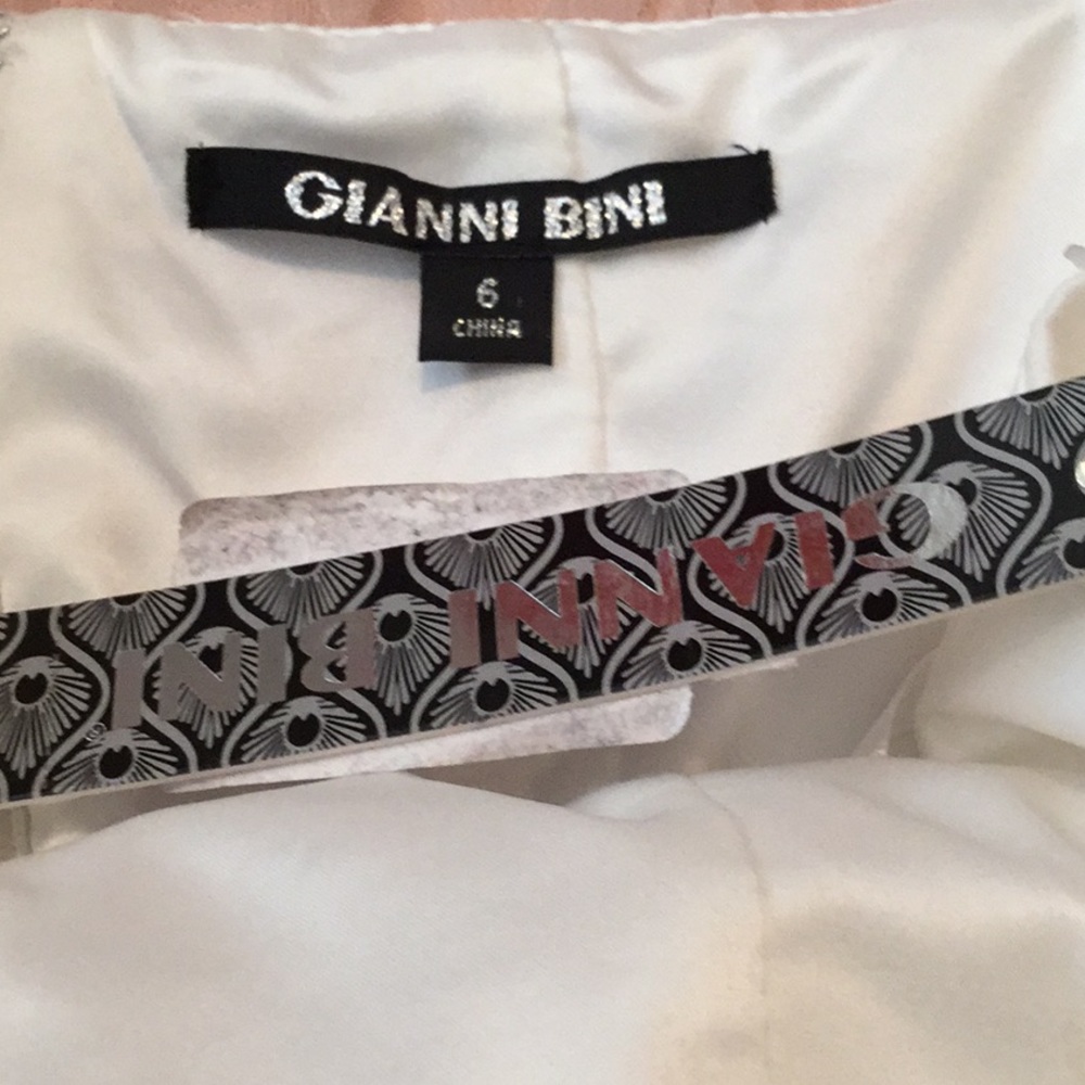 Gianni Bini Jaime white cotton and spandex dress - Picture 6 of 8